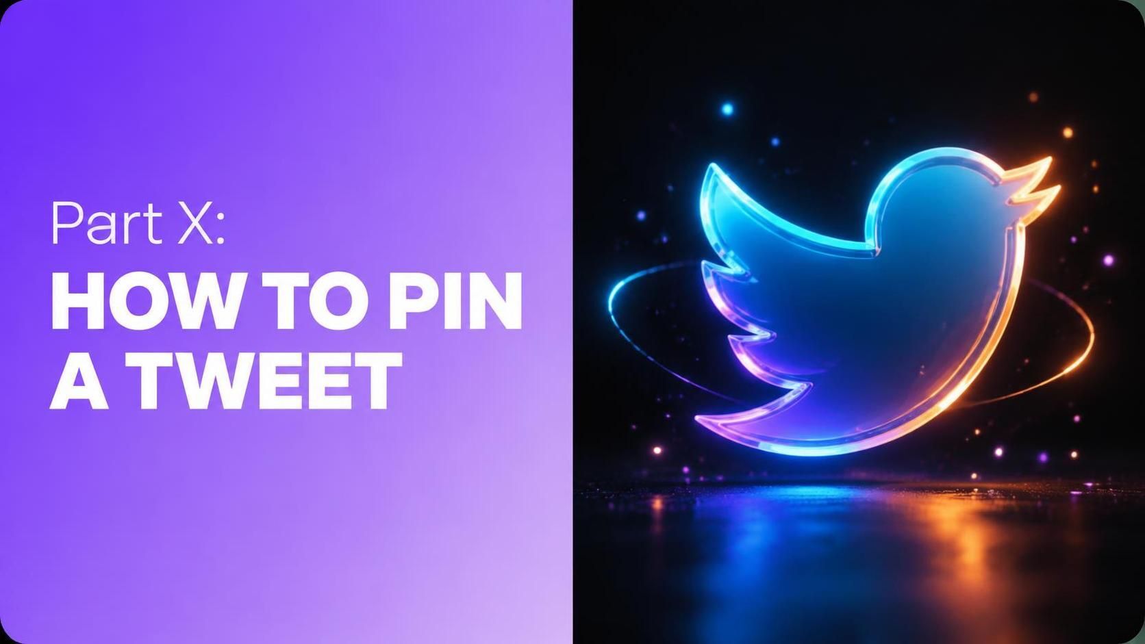 Learn how to pin a tweet to the top of your profile on X, so visitors can easily find your most important post.